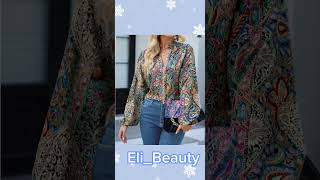 Blusas Otoño Invierno blusasmodernas fashion outfitsconblusas blusaselegantes [upl. by Ateekal]