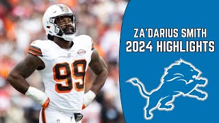 ZaDarius Smith 2024 Highlights🔥 Welcome to the Lions [upl. by Einuj506]