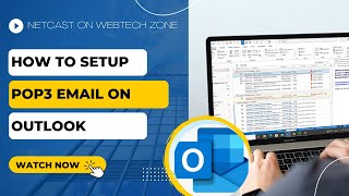 How to Setup POP3 Email on Outlook  Where to Find POP3 Settings For Outlook [upl. by Elissa]