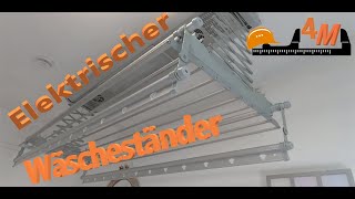 Wäscheständer elektrisch 👷 Foxydry 150 Erfahrungsbericht  4M [upl. by Akirehs213]