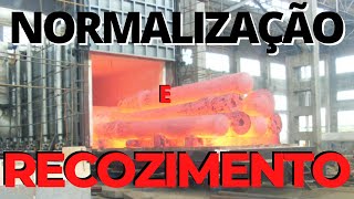 TRATAMENTOS TERMOFÍSICOS  NORMALIZAÇÃO E RECOZIMENTO [upl. by Macdonell]