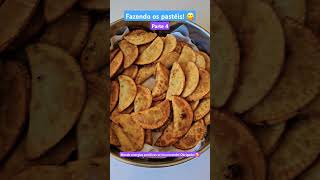 Fazendo os pastéis 😋 cozinhando comida food cooking pastel [upl. by Ahsienom]