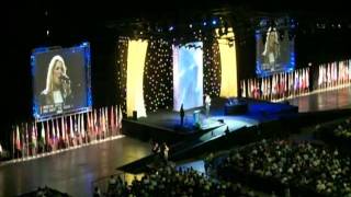 Leslie Lugo Sings “Amazing Grace”  the AA Convention  the Alamodome in SA Tx Friday July 2 2010 [upl. by Rimidalb]