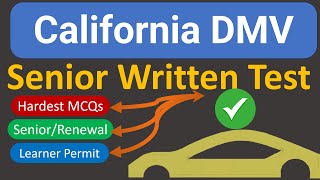 California DMV Written Test 2023 Part 8 Comprehensive Practice Test for New Permits Seniors amp Ren [upl. by Bergin106]