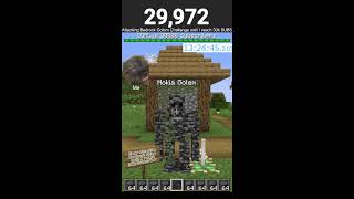 DAY12 Attacking Bedrock Golem Challenge until I reach 30000 Subscribers minecraft minecraftlive [upl. by Shugart]