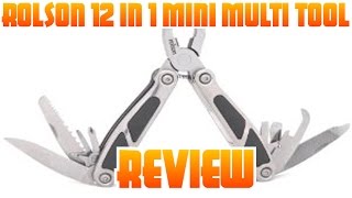 Rolson 12 In 1 Mini Multi Tool Review [upl. by Amati918]