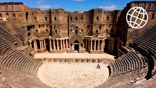 Ancient City of Bosra Syria Amazing Places 4K [upl. by Hadlee]