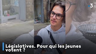 Législatives Pour qui les jeunes votent [upl. by Welcome]