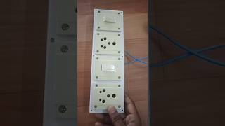 2 socket 2 switch ka 16 amp board wirring kaise kare  by vikash electricals  board connection kare [upl. by Annet]