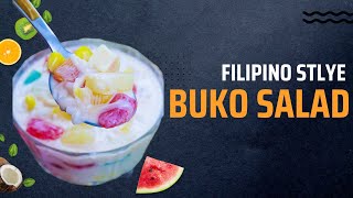 Food  Creamy Buko Salad Recipe  How to make Buko Salad [upl. by Amedeo]