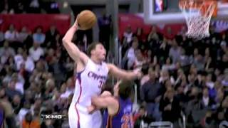 Blake Griffin Ridiculous Facial on Timofey Mozgov [upl. by Cailean]