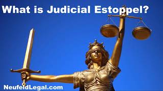 What is Judicial Estoppel legal defense terminology [upl. by Elyagiba]