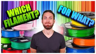 The 5 Filament Types You Need to Know And What Theyre Good For [upl. by Mick]