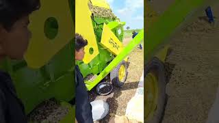 powertrac tractor VS Jayant Thesher Automatic peanut thesher machine Jasdan 2024dance dj [upl. by Araf8]