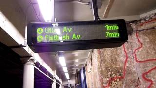 NYC Subway Special Countdown Clock At Bleecker Street [upl. by Olsewski152]