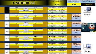 X METHOD 30 Software che utilizza le proporzione di coefficiente 3 con rivalutazione ammortizzata [upl. by Hartzel]