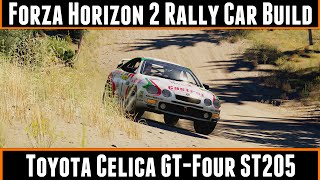 Forza Horizon 2 Rally Car Build Toyota Celica GTFour ST205 Storm Island [upl. by Noivert]