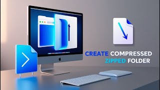 How to Easily Create a Compressed Zipped Folder on Your PC [upl. by Alford]