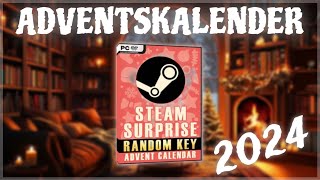 RANDOM STEAM KEY ADVENTSKALENDER 2024 [upl. by Melba878]