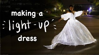 Making a Fiber Optics Dress that lights up [upl. by Seyer900]