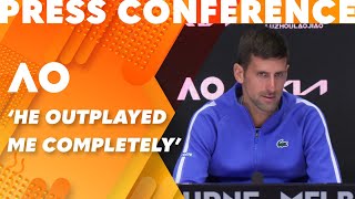 Novak Djokovic SHOCKED by his performance 2024 Australian Open  Wide World of Sport [upl. by Mastat748]