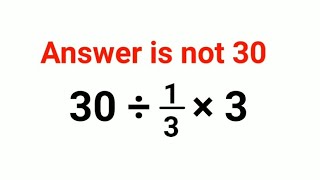 30÷13×3 The answer is not 3 Many got it wrong Ukraine Math Test math percentages ukraine [upl. by Loren]