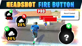 Headshot Fire button size amp position 🔥  Headshot setting in tamil  One tap sensitivity ✅ [upl. by Grew]