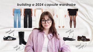 styling 24 outfits for 2024 with a capsule wardrobe [upl. by Nahgeem]