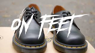 Dr Martens 1461 Black smooth on feetна ноге [upl. by Liagibba977]