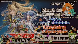 VOD PSO2 NGS April Headline [upl. by Viole]