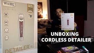 WAHL CORDLESS DETAILER UNBOXING [upl. by Eceirahs]