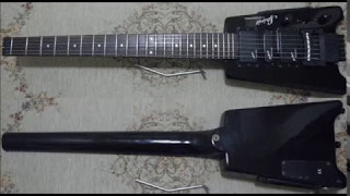 Steinberger Spirit GTPro Deluxe Select designed by EMG RTrem Locking Tremolo [upl. by Urbannal]