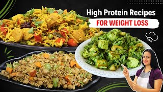 High Protein Rice Recipes for Weight Loss  Healthy Lunch  Dinner Ideas  Veg Pulao [upl. by Latif366]