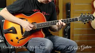 Comins GCS161 Violin Burst Archtop Guitar [upl. by Lurie]