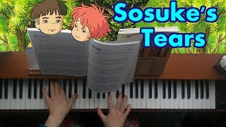 Ponyo on the Cliff by the Sea  Sosukes Tears Sosuke No Namida [upl. by Lilah785]