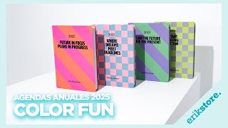 AGENDAS ANUALES 2025 COLOR FUN  ErikStore [upl. by Terrab]