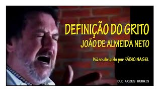 João de Almeida Neto  Definição do Grito [upl. by Navad]