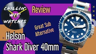 Solid Everyday Diver  Helson 40mm Shark Diver [upl. by Brighton]