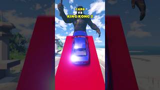 Cars VS King Kong 2 🚗  BeamNGdrive shorts [upl. by Hareehat]