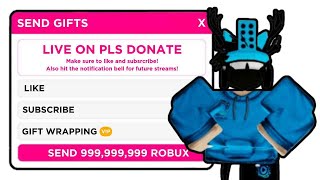 🔴LIVE DONATION MADNESS IN PLS DONATE [upl. by Eniamerej]