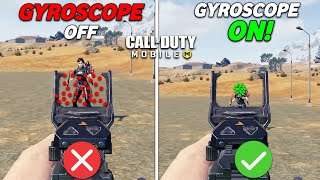 6 Setting Tips For GYROSCOPE Sensitivity In CODM Battleroyale  Zero Recoil Tips  Part 2 [upl. by Atirhs629]