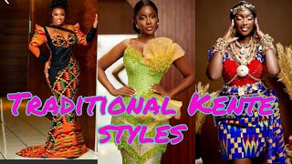 40 traditional Kente stylesGhana 🇬🇭 traditional marriage attire kentestyles kenteinspiration [upl. by Siusan]