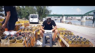 Setup Video  Intense Pyromusical by PyroTeam Fireworks Serbia in Belgrade Serbia [upl. by Tebzil]