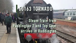 Tornado 60163 Paddington 2 Steam Train arrives at Ruddington [upl. by Ais681]