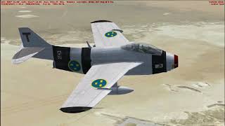 Flight Sim Historian Episode 209 Saab J29 Tunnan FSXSE [upl. by Alym]