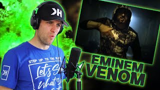 Rapper Reacts to EMINEM VENOM  THE WHOLE SONG IS A TRIPLE [upl. by Greer]