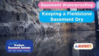 Waterproofing a Leaking Fieldstone Basement [upl. by Monahon]