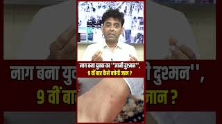 Fatehpur Snake Attack News  नाग बना युवक का quotजानी दुश्मनquot कैसे बचेगी जान shortsfeed viral [upl. by Aytida]