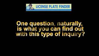 License Plate Search [upl. by Behnken]