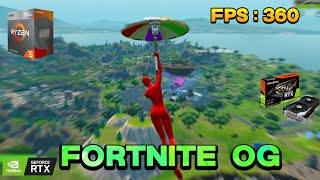 FORTNITE OG  RTX 3050  RYZEN 5 5500 Low MESH  1920x1080  Performance Mode [upl. by Pisarik720]